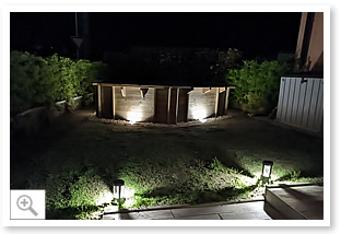 Piscina in legno esagonale circolare fuori terra Jardin 434 da esterno - Foto 29