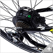 Bicicletta elettrica da cross SPORT 4.2 : particolare cerchio posteriore