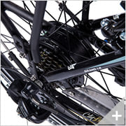 bicicletta elettrica da città METROPOLIS 1.2 (17): particolare motore posteriore