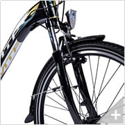 bicicletta elettrica da città METROPOLIS 1.2 (17): particolare parafango anteriore