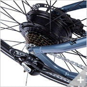 Bicicletta elettrica da cross da donna SPORT 4.2 W (17): particolare motore