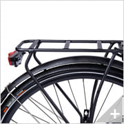 Bicicletta elettrica da trekking POWER-TREK 6.2: particolare portapacchi