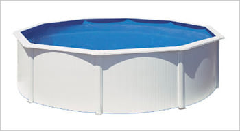Piscina fuori terra in acciaio GRE Circolare FIJI KIT350ECO - Kit piscina: struttura