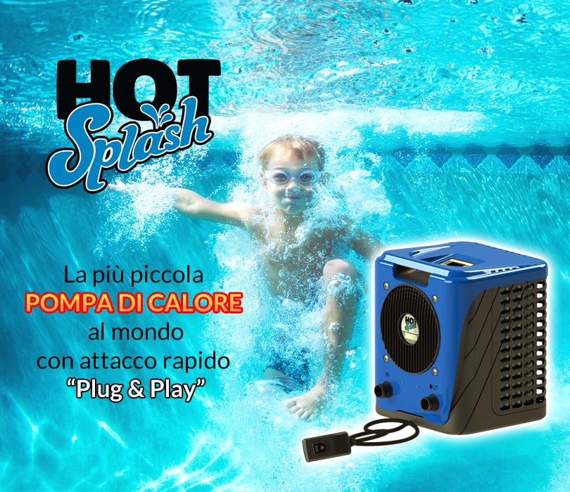 Pompa di calore Heat Hot Splash: la più piccola pompa di calore al mondo Plug & Play!