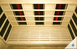 Sauna infrarossi da interno Pami 3 - Foto 1 - Interni panca e radiatori polpacci