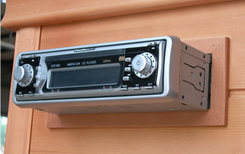 Sauna infrarossi Aurora - Incluso nel kit sauna - Radio stereo AM/FM/CD