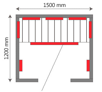 Sauna infrarossi Pami 3 - Istruzioni di montaggio