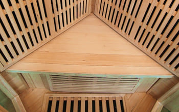 Sauna infrarossi Aurora - Incluso nel kit sauna - Panca in legno