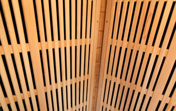 Sauna infrarossi Aurora - Incluso nel kit sauna - Schienale in legno