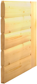 Sauna finlancese classica da casa in kit in legno massello di abete 40 mm Tamara da interno: Legno massello naturale