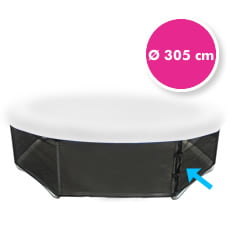Rete di protezione inferiore per trampolino elastico 305 cm